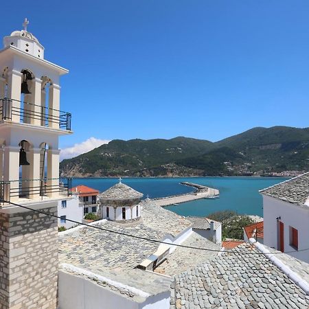 Skopelos House In Castle Panormos  エクステリア 写真