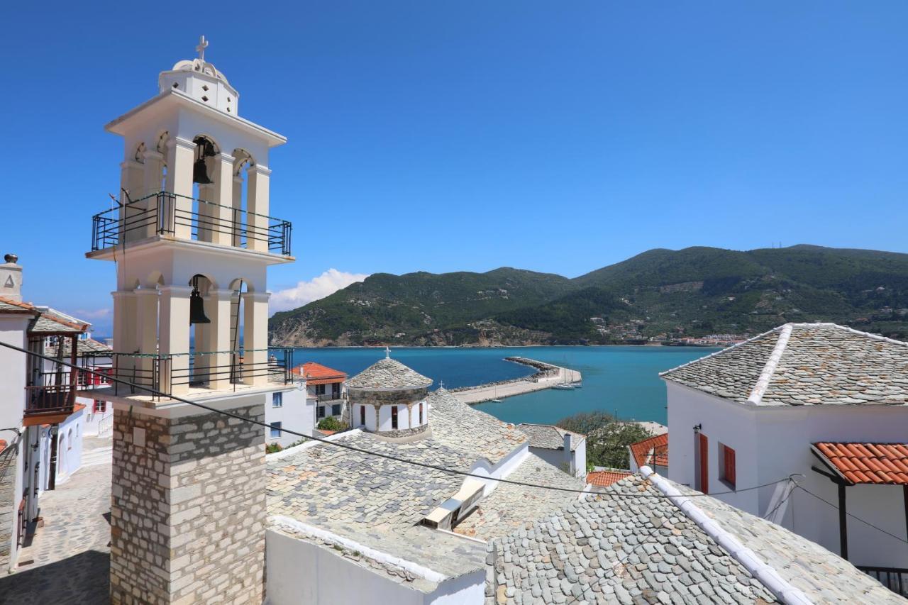 Skopelos House In Castle Panormos  エクステリア 写真