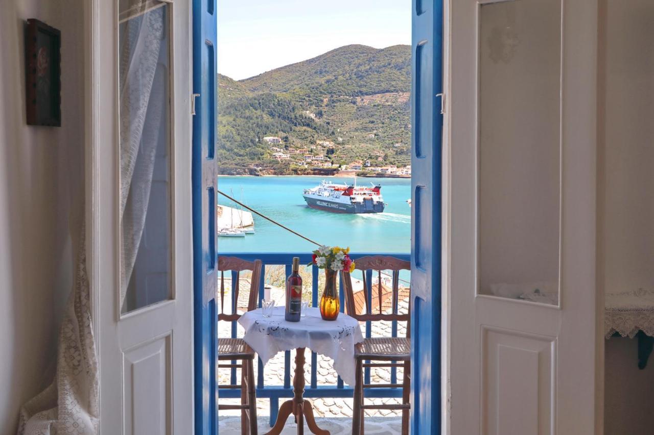 Skopelos House In Castle Panormos  エクステリア 写真