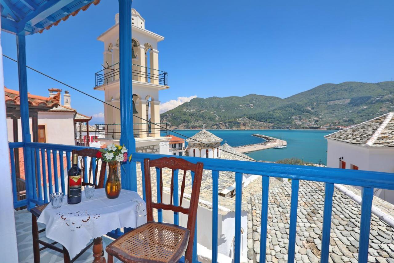 Skopelos House In Castle Panormos  エクステリア 写真